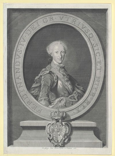 Kahden Sisilian kuningas Ferdinand I tekijältä Artist Unknown