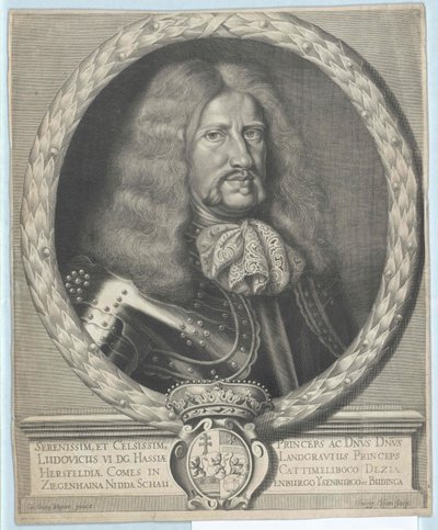 Hessen-Darmstadtin maaherra Lewis VI tekijältä Artist Unknown