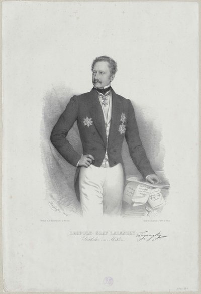 Leopold kreivi Lazansky tekijältä Artist Unknown