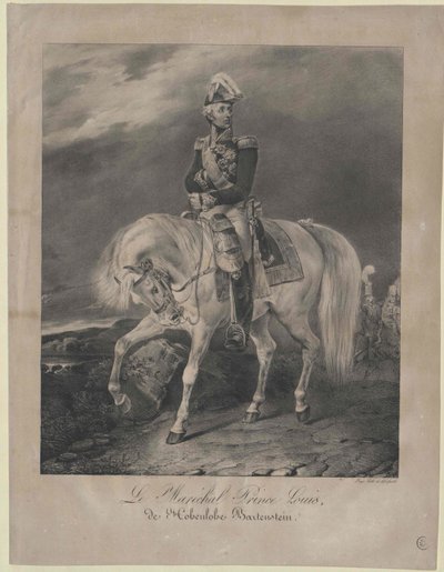 Ludvig ruhtinas Hohenlohe-Bartenstein tekijältä Artist Unknown