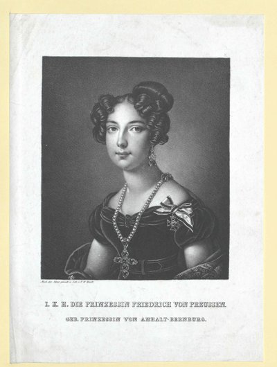 Louise prinsessa Anhalt-Bernburg tekijältä Artist Unknown