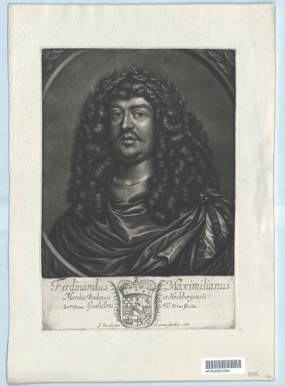 Baden-Badenin markkuri Ferdinand Maximilian tekijältä Artist Unknown