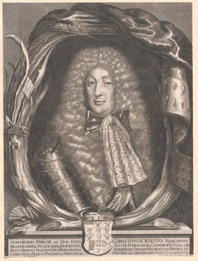 Brandenburg-Bayreuthin markkuri Christian Ernst (tulosta) tekijältä Artist Unknown
