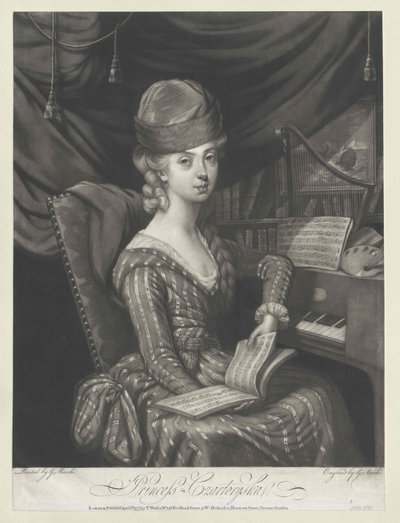 Maria Anna prinsessa Czartoryska tekijältä Artist Unknown