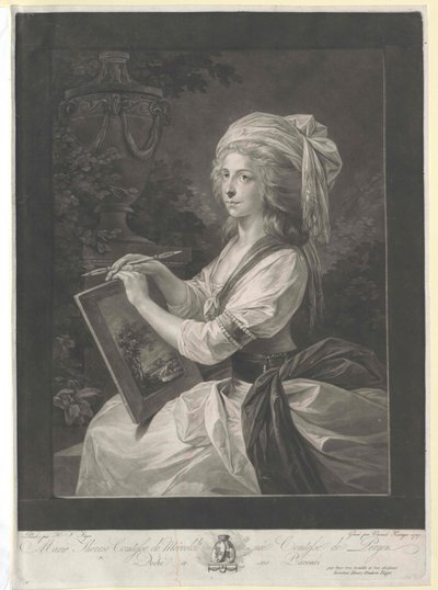 Maria Theresia kreivitär Pergen tekijältä Artist Unknown