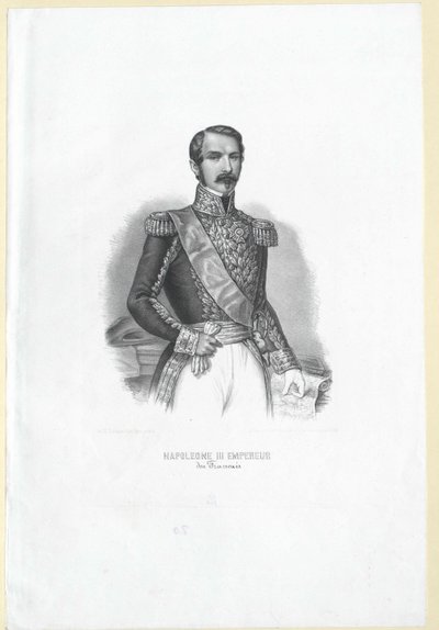 Napoleon III Ranskan keisari, tekijältä Artist Unknown