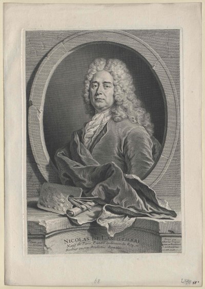 Nicolas de Largilliere (painettu) tekijältä Artist Unknown