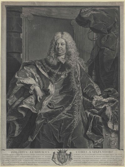 Philipp Ludwig kreivi Sinzendorf tekijältä Artist Unknown