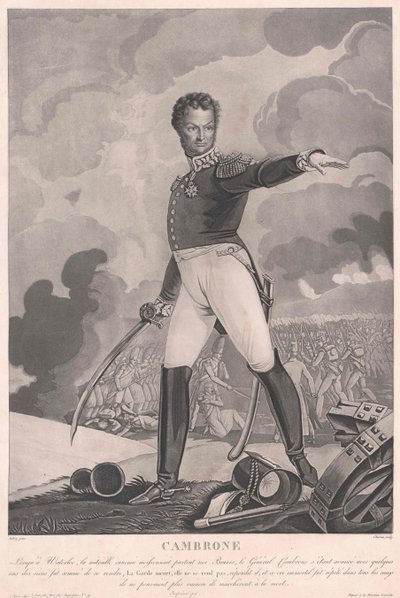 Pierre Jacques Etienne Etienne Vicomte Cambronne tekijältä Artist Unknown