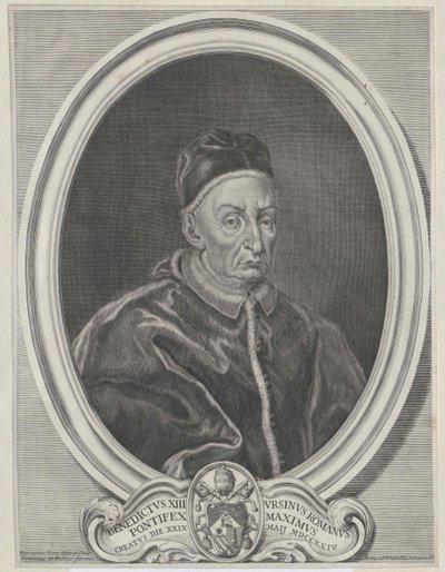 Paavi Klemens XII (painettu) tekijältä Artist Unknown