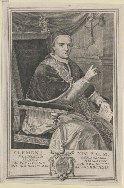 Paavi Klemens XIV tekijältä Artist Unknown