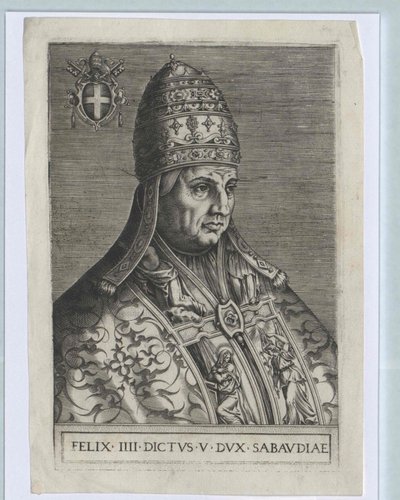 Paavi Felix IV (painettu) tekijältä Artist Unknown