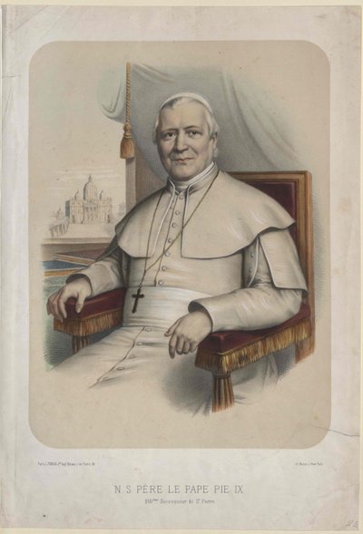 Paavi Pius IX tekijältä Artist Unknown