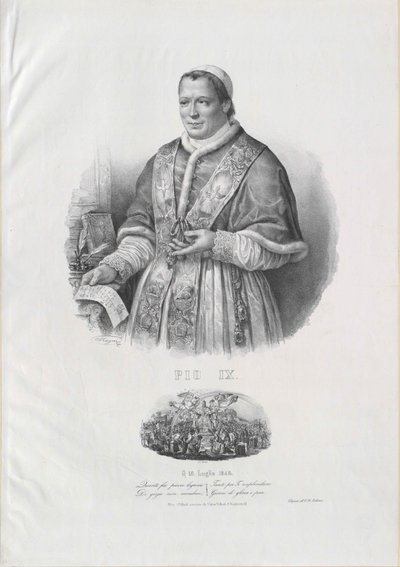 Paavi Pius IX tekijältä Artist Unknown