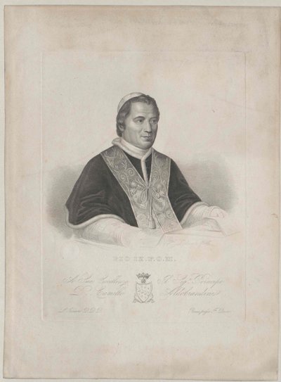 Paavi Pius IX tekijältä Artist Unknown