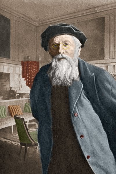 Muotokuva Auguste Rodinista Ranskalainen kuvanveistäjä. tekijältä Artist Unknown