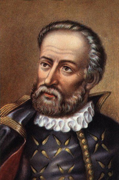 Fernand de Magellanin muotokuva portugalilainen merenkulkija (kromo) tekijältä Artist Unknown
