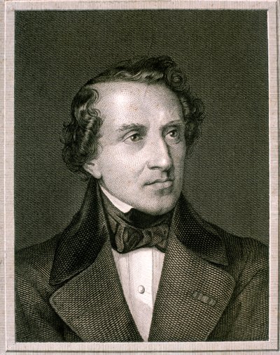 Giacomo Mayerbeerin muotokuva (etsaus) tekijältä Artist Unknown