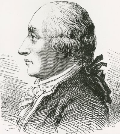 Jacques Charlesin muotokuva (vedos) tekijältä Artist Unknown