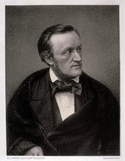 Wilhelm Richard Wagnerin muotokuva (etsaus) tekijältä Artist Unknown