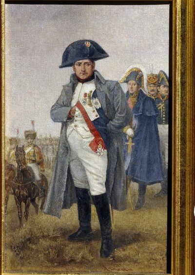 Keisari Napoleon Bonaparten muotokuva (öljy kankaalle) tekijältä Artist Unknown