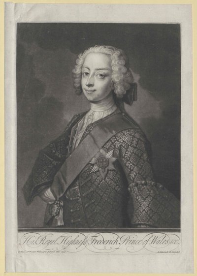 Englannin prinssi Frederick Ludwig tekijältä Artist Unknown