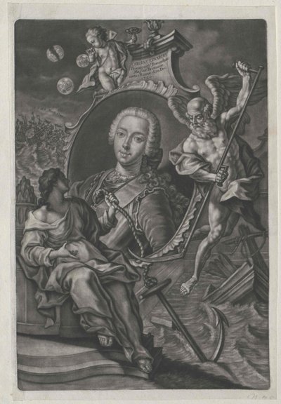 Englannin prinssi Karl Eduard (painatus) tekijältä Artist Unknown