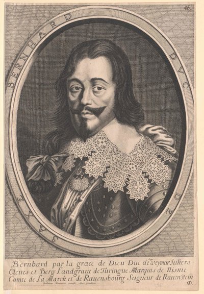 Saxe-Weimarin talon prinssi Bernard (tuloste) tekijältä Artist Unknown