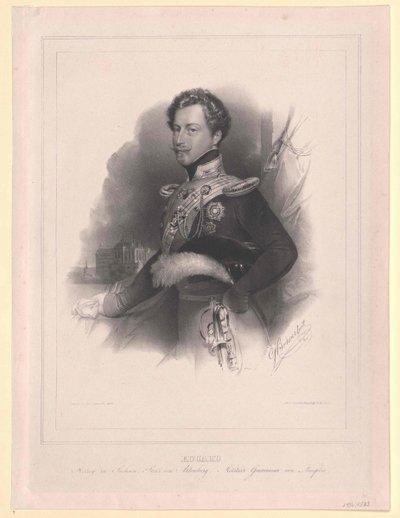 Saksin Altenburgin prinssi Eduard tekijältä Artist Unknown