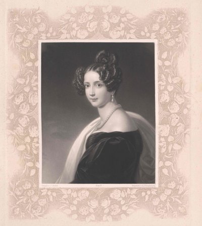 Baijerin prinsessa Sophie (painettu) tekijältä Artist Unknown