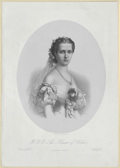 Tanskan prinsessa Alexandra tekijältä Artist Unknown