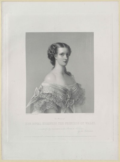 Tanskan prinsessa Alexandra tekijältä Artist Unknown