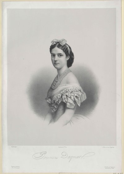 Tanskan prinsessa Dagmar tekijältä Artist Unknown