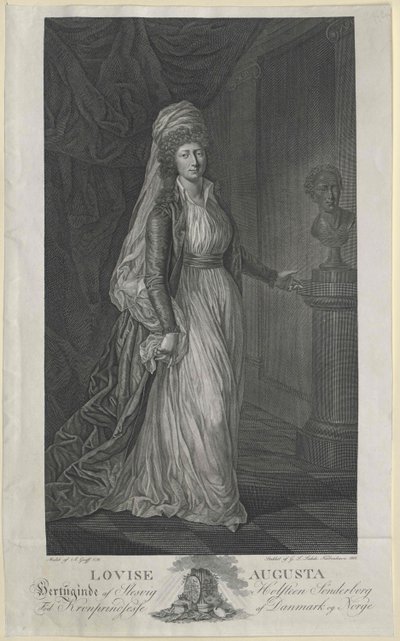 Tanskan prinsessa Louisa tekijältä Artist Unknown