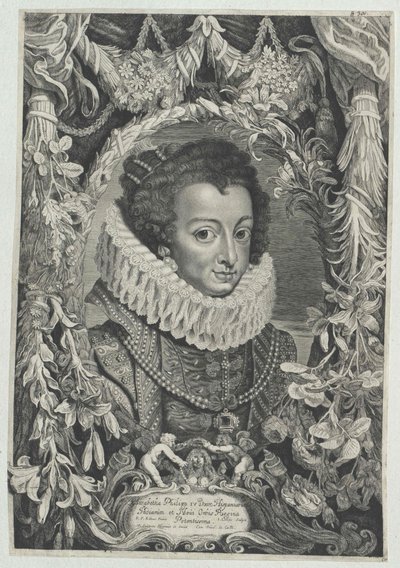Ranskan prinsessa Elisabeth (tulosta) tekijältä Artist Unknown