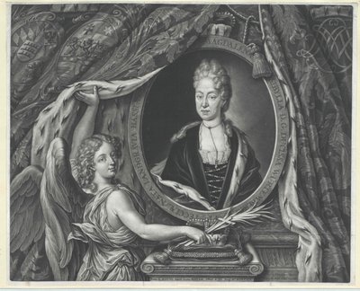 Hessen-Darmstadtin prinsessa Magdaleena Sibylle tekijältä Artist Unknown