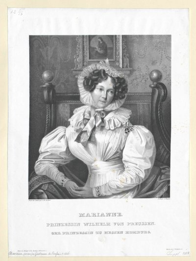 Hessen-Homburgin prinsessa Maria Anne tekijältä Artist Unknown