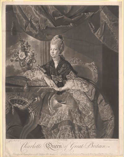 Mecklenburg-Strelitzin prinsessa Sophie Charlotte tekijältä Artist Unknown