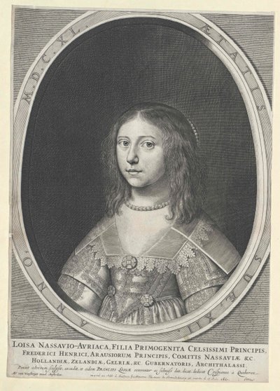 Oranian prinsessa Louise Henriette tekijältä Artist Unknown