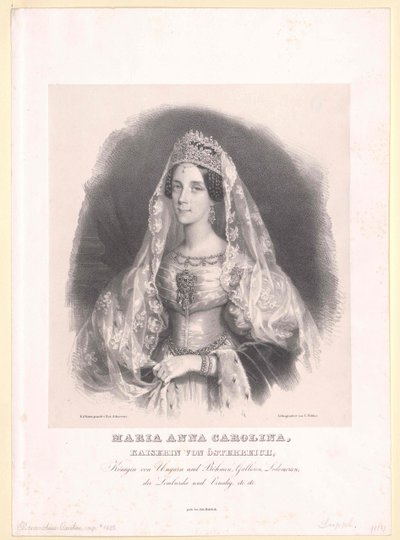 Savoyen-Sardinian prinsessa Maria Anna tekijältä Artist Unknown