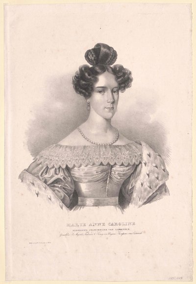 Savoyen-Sardinian prinsessa Maria Anna tekijältä Artist Unknown