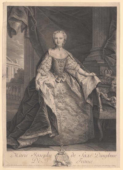 Saksin prinsessa Josefa tekijältä Artist Unknown