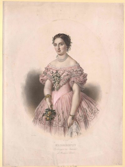 Saksin prinsessa Margareta tekijältä Artist Unknown