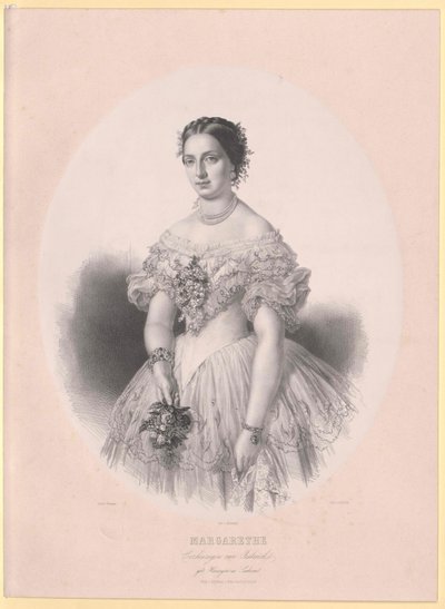 Saksin prinsessa Margareta tekijältä Artist Unknown