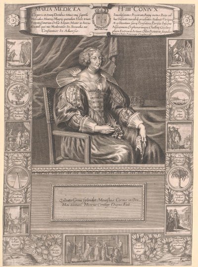 Toscanan prinsessa Maria de "Medici tekijältä Artist Unknown
