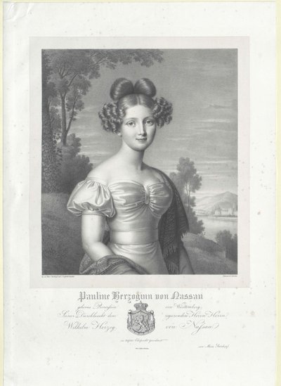 Württembergin prinsessa Pauline tekijältä Artist Unknown