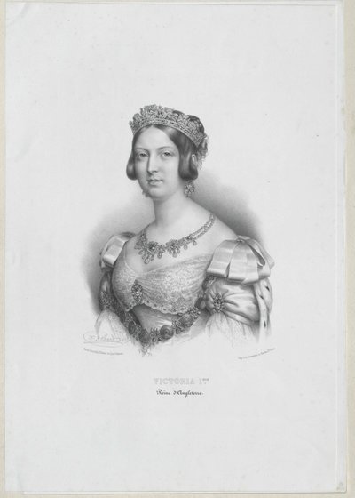 Ison-Britannian kuningatar Victoria tekijältä Artist Unknown