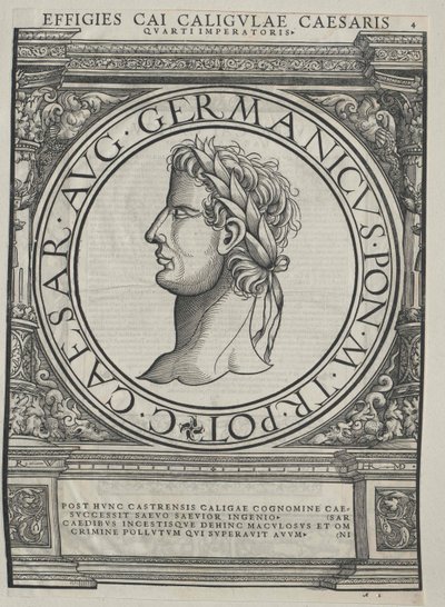 Rooman keisari Caligula tekijältä Artist Unknown