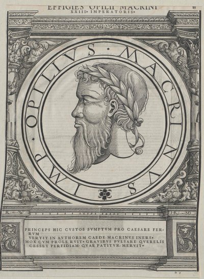 Rooman keisari Macrinus tekijältä Artist Unknown
