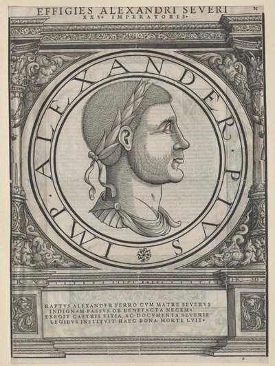 Rooman keisari Severus Alexander tekijältä Artist Unknown